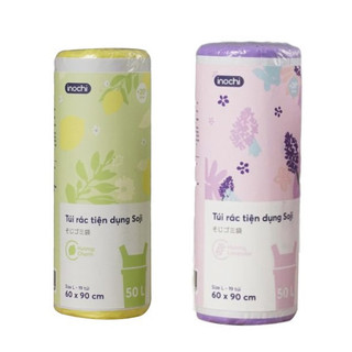 Túi Đựng Rác Hương Chanh, Hương Lavender Tự Huỷ Có Quai Tiện Dụng, Dạng Cuộn Loại 10L 25L 50L