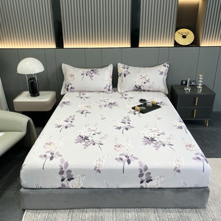Ga gối lụa thái - bộ 3 món ga giường và 2 vỏ gối nằm