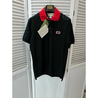 Áo polo - Gucci - GC Basic logo thêu ngực