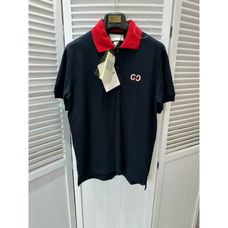 Áo polo - Gucci - GC Basic logo thêu ngực