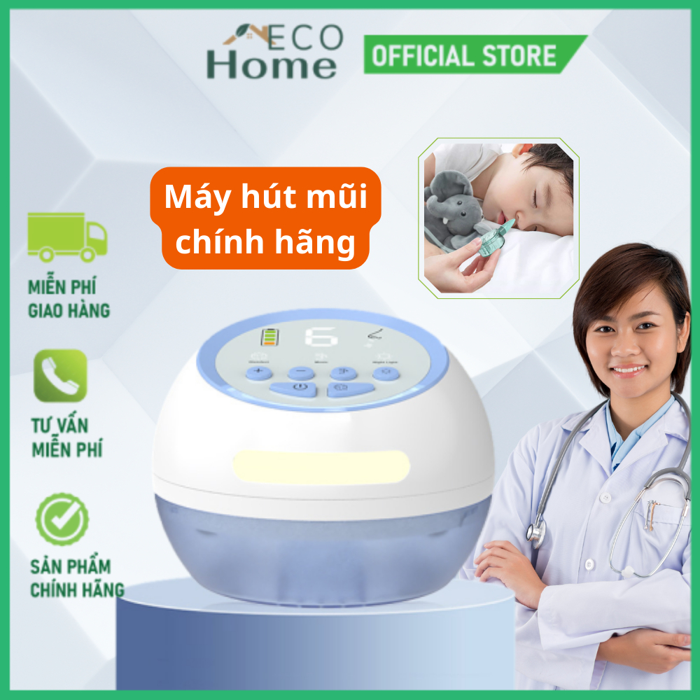 Máy hút mũi cho bé, hút mũi cho bé sơ sinh 6 cấp độ hút, có nhạc