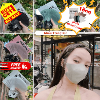 [ THÙNG 100C ] Khẩu Trang 5D THÁI LAN  Trendy , Khẩu Trang CAREION 3 Lớp Kháng Khuẩn Cao Cấp