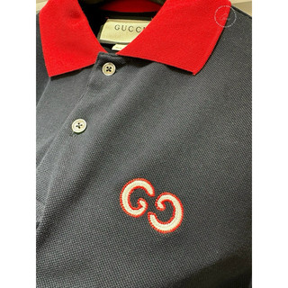 Áo polo - Gucci - GC Basic logo thêu ngực
