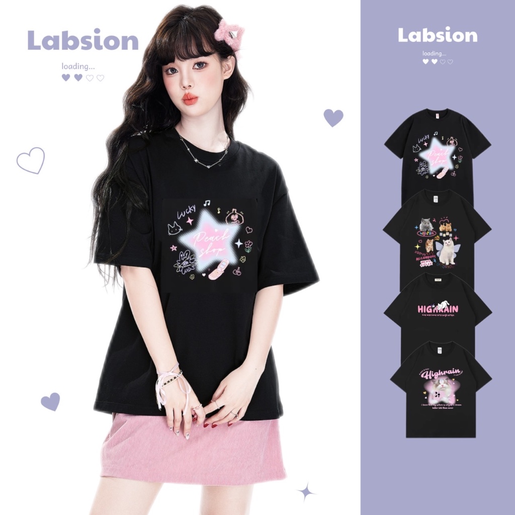 Áo thun basic màu đen BLINK BY LABSION