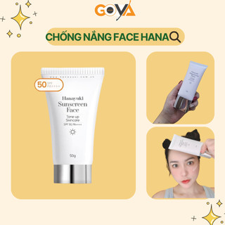 Kem chống nắng face nâng tông Hanayuki 50g