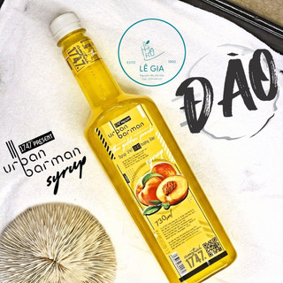 Siro Đào Urban Barman chai 730ml