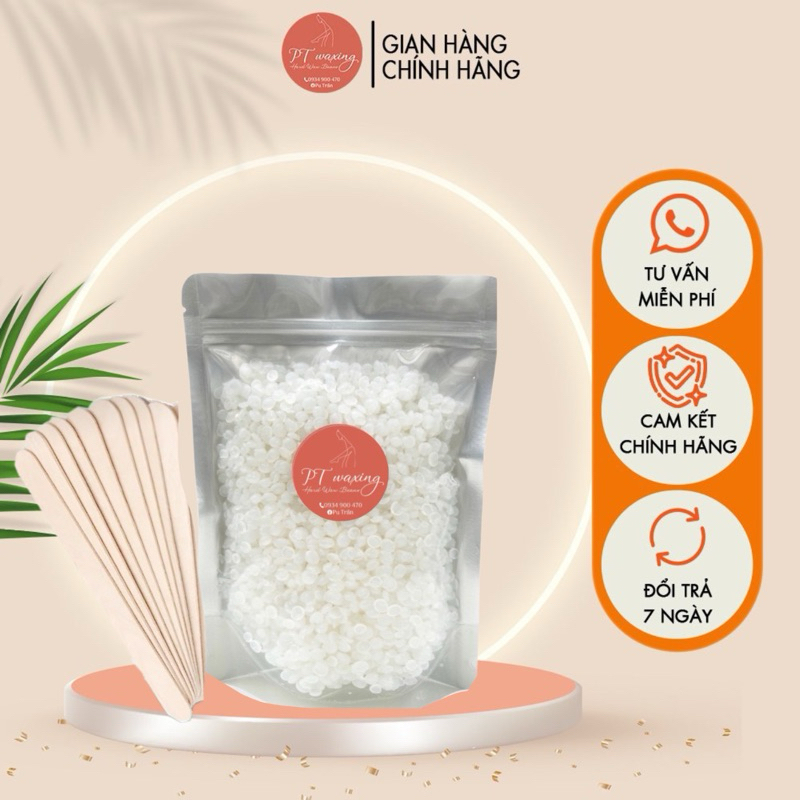 Túi 500g sáp wax beans cao cấp PTwaxing