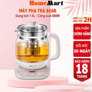 Máy pha trà Bear 1.5L, 16 chế độ, chưng yến, pha sữa, hâm sữa - Hàng chính hãng bảo hành 6-18 tháng