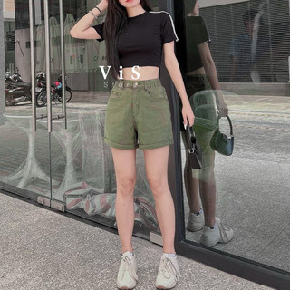 Quần short jean nữ ngắn