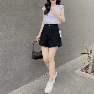 Quần short jean nữ ngắn