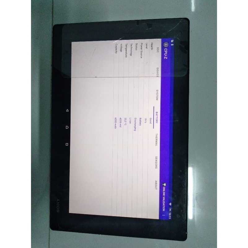 Sony Xperia Z2 Tablet SGP511 ram 3GB cũ giá 150k