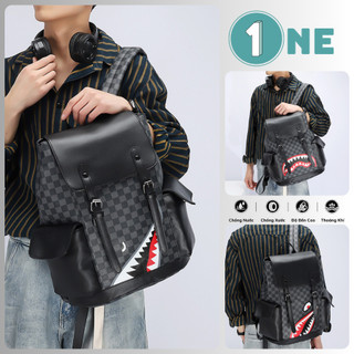 Balo da nam nữ đi học ulzzang basic chống nước, cặp du lịch unisex hàn quốc đựng laptop, sách cho học sinh - 6621