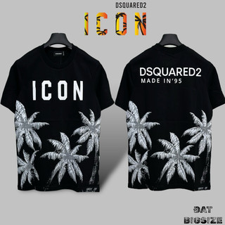 ⚡️ - áo phông dsq2 bigsize 80-112kg vải cotton mát icon thêu