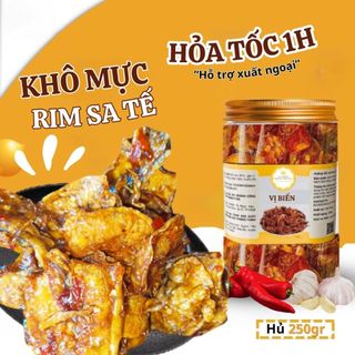 Mực Rim Me Vị Biển 250gr Mực Tẩm Gia Vị Nguyên Con Chuẩn Vị Siêu Ngon