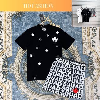 Bộ thun hè thể thao nam Bộ Nam hè DSQ IN Kín chất liệu thun lạnh cao cấp co giãn 4 chiều phong cách trẻ trung Mã DSQ3D