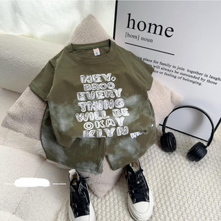 Sét bộ thun cotton loang bé trai