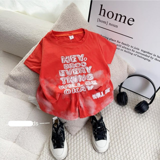 Sét bộ thun cotton loang bé trai