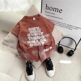 Sét bộ thun cotton loang bé trai