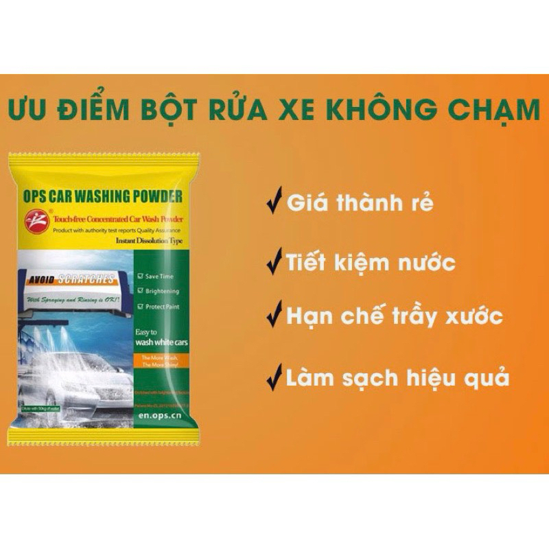 🌟 Bột rửa xe không chạm OPS VÀNG