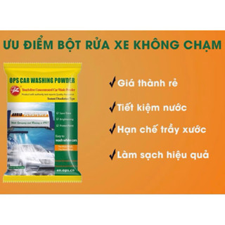 ( GIÁ 20 TÚI)  Bột rửa xe không chạm OPS VÀNG [ TIÊU CHUẨN CHÂU ÂU ]