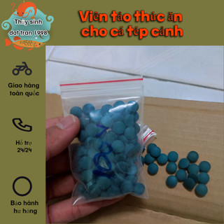 Viên tảo thức ăn cho cá tép cảnh dạng túi