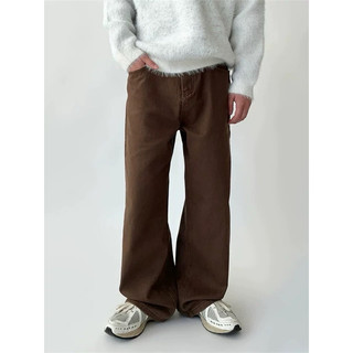 Quần jeans Nâu trơn