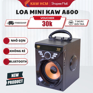 Loa bluetooth mini A800 pin trâu bass mạnh đèn led hỗ trợ cắm thẻ nhớ, USB - Bảo Hành 12 Tháng