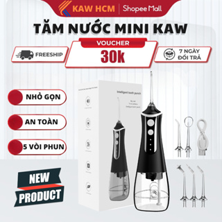 Máy tăm nước cầm tay KAW 300ml chính hãng, 5 chế độ