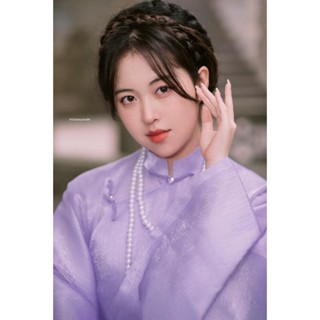 Áo tấc tơ xước kim tuyến áo ngũ thân tay thụng ,Việt phục thời Nguyễn- Việt Phục Cổ Trang  EmÂy