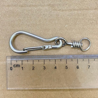 Móc chìa khoá nhỏ đa dụng 7cm chất liệu INOX