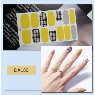 Dán Móng Tay | Nail Sticker 3D Chống Thấm Nước Kèm Dũa [ DA100-DA350, QF ]