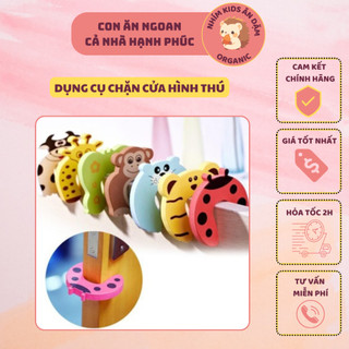 Chặn cửa hình thú dễ thương tránh va đập cửa, an toàn cho bé và gia đình