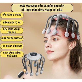  Máy massage đầu xung điện hồng ngoại DAITASHI XBL-8661 cao cấp nhiều chế độ mát xa giúp giảm mệt mỏi căng thẳng 