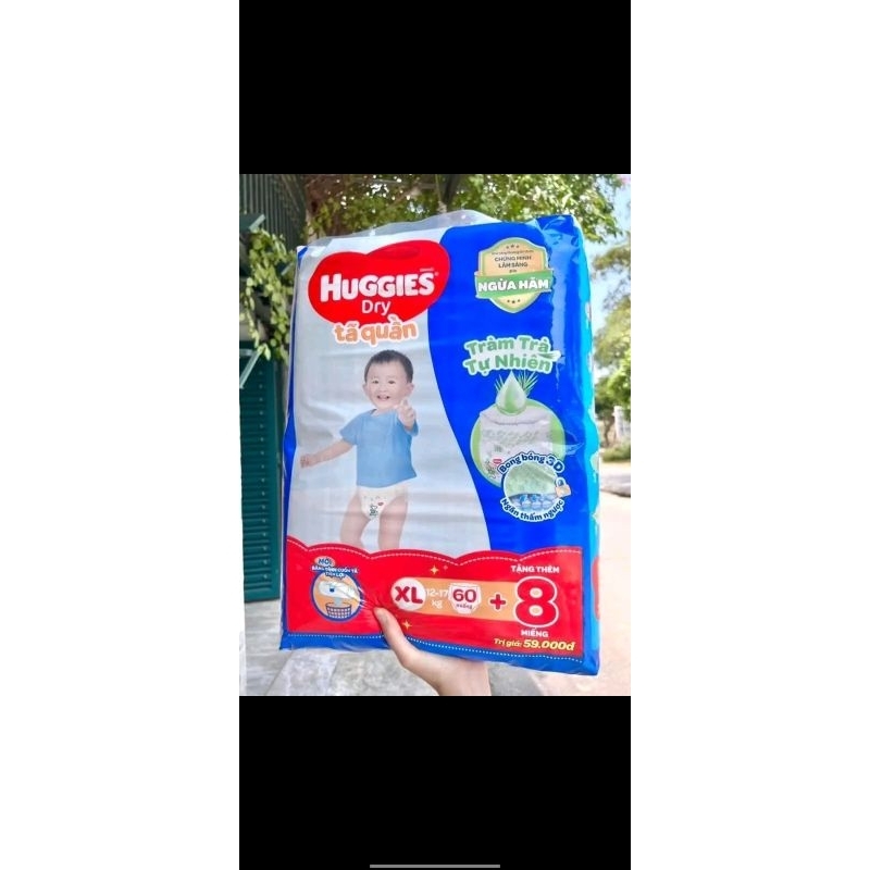 Bỉm Huggies Tràm Trà Tự Nhiên Chống Tràn Ngược 99%