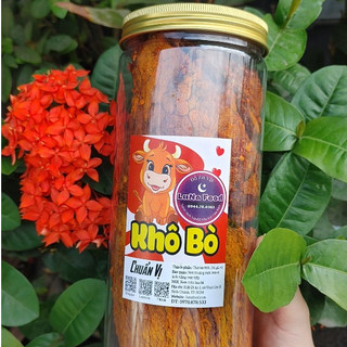 Khô bò miếng mềm cay - Thịt bò thật - Ăn Vặt Luna Food