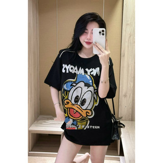Áo phông in hình vịt donal qc l1