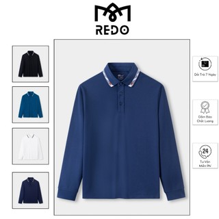 Áo thun nam tay dài - áo thun polo nam tay dài vải cotton co giãn adt31