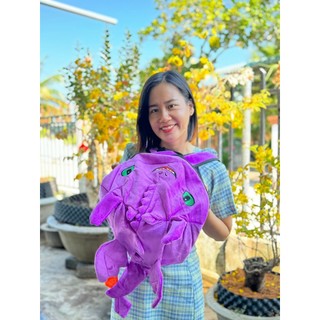 Balo rồng vải nhung mềm mịn cute đi học,đi chơi,đi du lich đều được