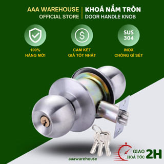 [GIÁ SỈ] Ổ KHOÁ TAY NẮM TRÒN ZANI INOX ( Khóa cửa phòng, khóa nhà vệ sinh)