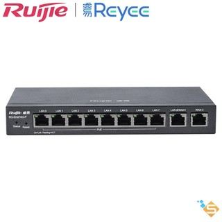Bộ Cân Bằng Tải Ruijie EG210G EG209GS 200 Users Băng Thông 1Gbps 8 Cổng PoE Gigabit, 4 WAN - BH Chính Hãng 3 Năm