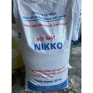 Bột giặt Nikko bao 20 kg dùng cho giặt ủi ,nhà hàng ,khách sạn ,quán ăn .