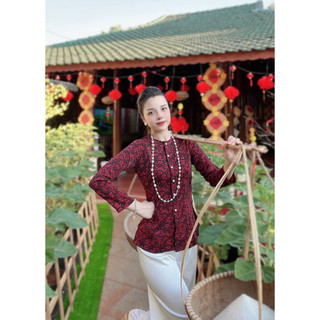 ÁO BÀ BA BÔNG LỤA MANGO