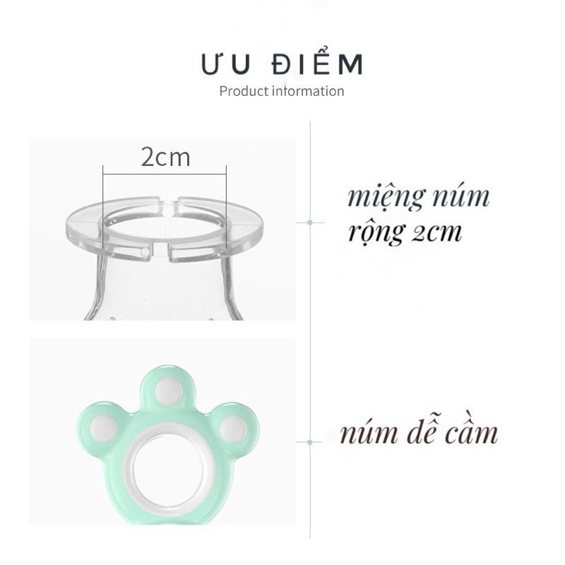 Túi Nhai Ăn Dặm Cho Bé Cao Cấp Chống Hóc Hàng Chính Hãng