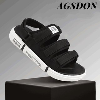 AGSDON - Giày sandal nam nữ màu đen hính hãng Dép Sandan Nam Nữ, Sandal Học Sinh Quai Ngang,Quai Ngang Chống Nước Siêu