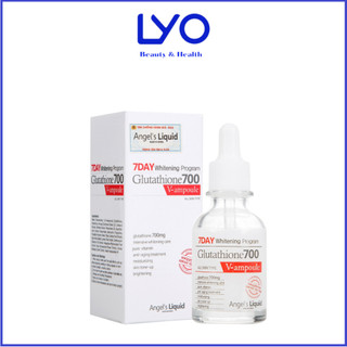 Serum Angel's Liquid 7 Day Whitening Program Glutathione 700 V-Ampoule Dưỡng trắng da 30ml