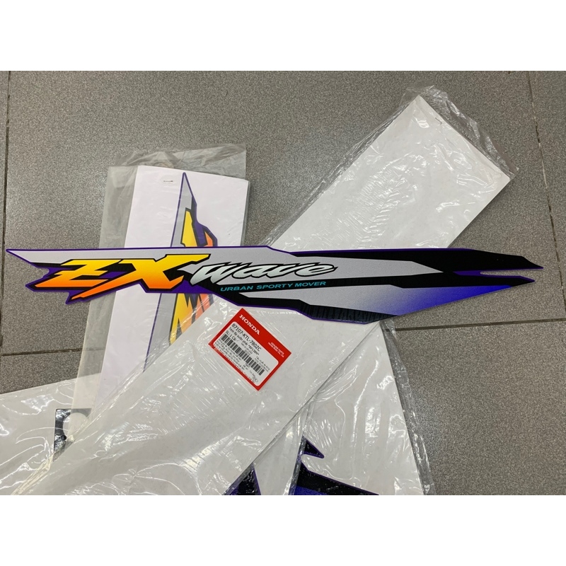 Tem xe Wave ZX Tím chính hãng