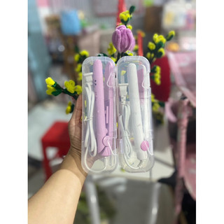 Máy duỗi tóc mini maker có hộp bảo vệ