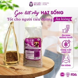  Hạt sống  Gạo Lứt Rẫy BH.NONG Ăn Kiêng Phù Hợp Tiểu Đường - Hạt Gạo Lức Ngon Dẻo Túi 2Kg 