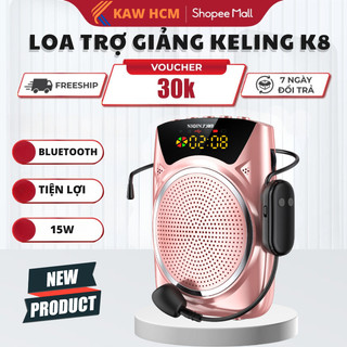 Loa trợ giảng không dây KAW Keling K8 công suất 35W, kết nối bluetooth 5.0, bảo hành 12 tháng