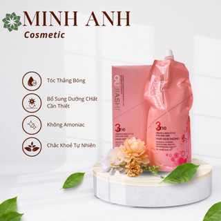 Kem duỗi ép tóc hoa anh đào 1 lần không cần dùng dập định hình lần 2